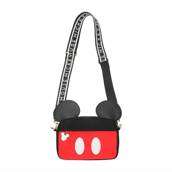 Disney Mickey Mouse Ears and Shorts Black Crossbody Purse - Picture 6 of 6